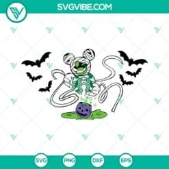 Disney, Halloween, Starbucks Cup Wrap, SVG Files, Mummy Mickey Mouse Starbucks 2