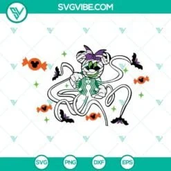 Disney, Halloween, Starbucks Cup Wrap, SVG Files, Mummy Minnie Mouse Starbucks 2