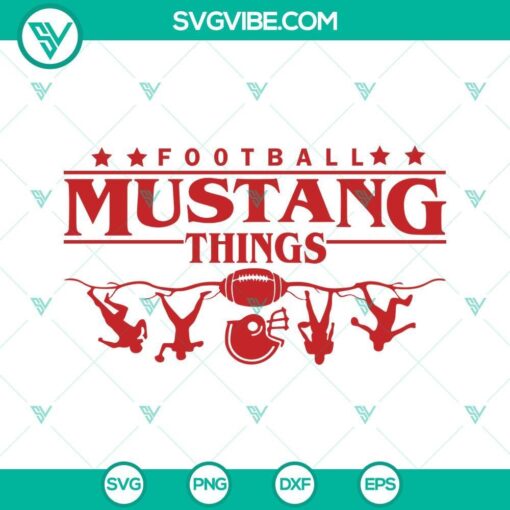 mustang svg football mustang things svg school spirit svg mustang team svg png dxf eps cricut cut file 4 mockup