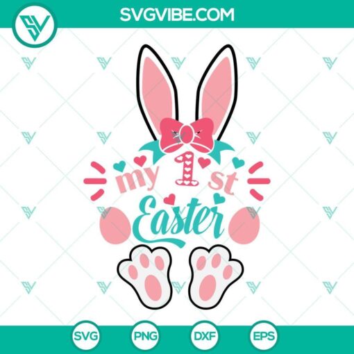 my 1st easter svg bundle my first easter svg my 1st easter svg baby easter shirt design svg easter girl svg easter boy svg 8 mockup