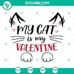 SVG Files, Valentine's Day, Crazy Cat Lady SVG File, Funny Cat SVG File, Kitten 4