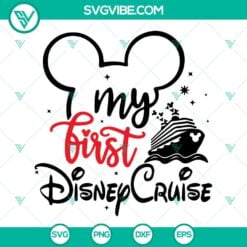 my first disney cruise svg first trip svg disney family vacation svg png dxf eps cricut 7 mockup