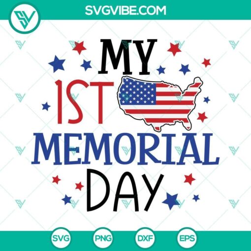 my first memorial day svg my 1st memorial day svg memorial day svg patriotic svg baby s first memorial day svg 3 mockup