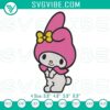 Cartoon Embroidery Designs, Embroidery Designs, My Melody Face Downloadable 13