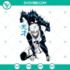 Anime, SVG Files, Nagi Seishiro SVG Download, Blue Lock SVG File, Anime SVG 2