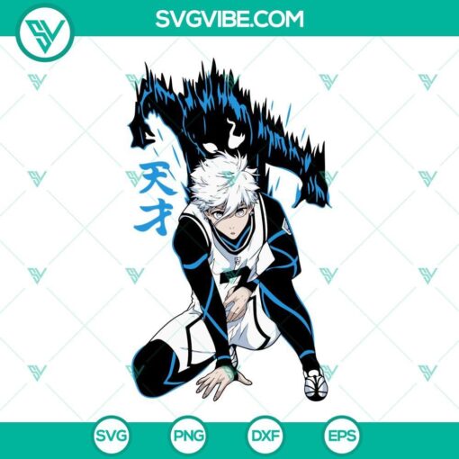 nagi seishiro svg blue lock svg anime svg png dxf eps 1 mockup