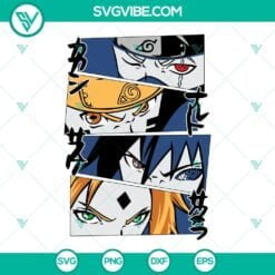 Anime, SVG Files, Naruto SVG Image PNG DXF EPS Cut Files For Cricut Silhouette 1