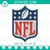 NFL football logo embroidery file with National Football League design - ideal for sports enthusiasts and football fans.