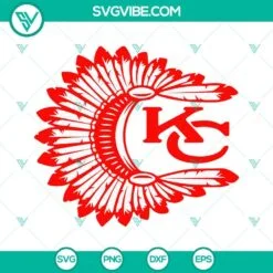 Football, Sports, SVG Files, Native Kansas City Chiefs SVG File, Chiefs 2