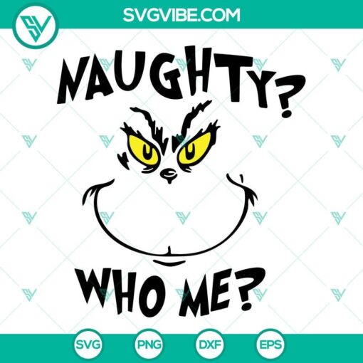 naughty who me grinch face svg png dxf eps cricut silhouette 9 mockup