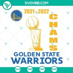 Basketball, Sports, SVG Files, NBA 2022 Champions Golden State Warriors SVG 17