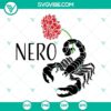 Collection of elegant SVG image files featuring Nero, Wednesday, scorpion, and Black Dahlia designs for digital projects.