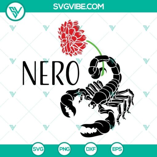 nero svg wednesday svg scorpion svg black dahlia svg 1 mockup