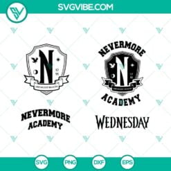 Movies, SVG Files, Nightshade Society SVG Files, Wednesday Addams SVG Image, 3