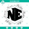 New Edition SVG download featuring Ronnie Bobby Ricky Mike, American pop music icons in a digital image.