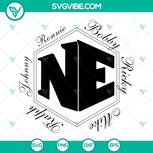 new edition svg ronnie bobby ricky mike svg american pop music svg png dxf eps 1 mockup