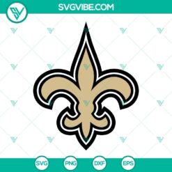 New Orleans Saints SVG Image, Saints Logo SVG Image, Saints Fleur SVG Files PNG DXF