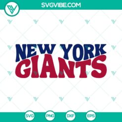 New York Giants Football SVG Download PNG DXF EPS Cut Files