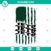 New York Jets football themed American flag SVG graphic for download in PNG, DXF, and EPS formats. Ideal for sports fans and crafts.