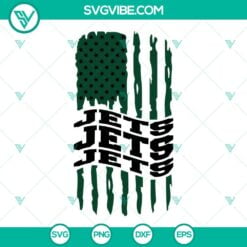 Football, Sports, SVG Files, New York Jets American Flag SVG Images, Jets 3