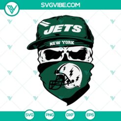 new york jets skull svg jets football svg png dxf eps cut files 9 mockup