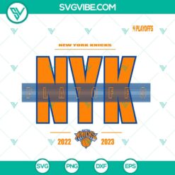 Basketball, Sports, SVG Files, New York Knicks Playoffs 2023 SVG Image, NBA 4