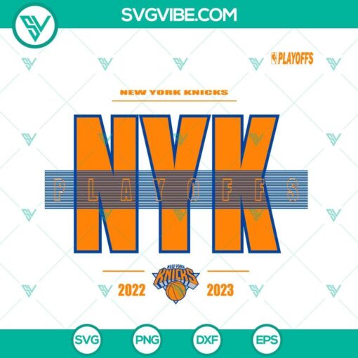 new york knicks playoffs 2023 svg nba playoffs svg png dxf eps instant download 5 mockup