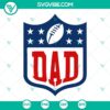 NFL logo family SVG bundle with football first birthday designs - One theme. Ideal for sports fans celebrations.