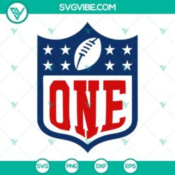 NFL Logo Family SVG Download Bundle, NFL Football First Birthday SVG Files, One 6