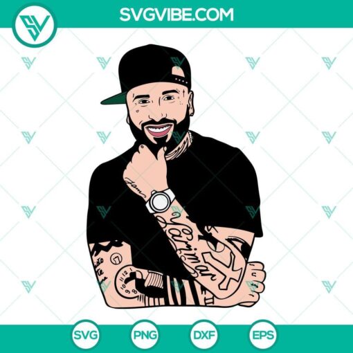 nicky jam svg infinity tour svg layered digital file 5 mockup