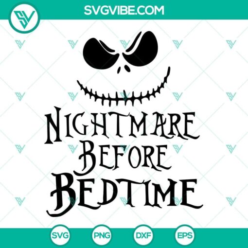 nightmare before bedtime svg bundle jack skellington and sally svg png dxf eps cricut 1 mockup 1