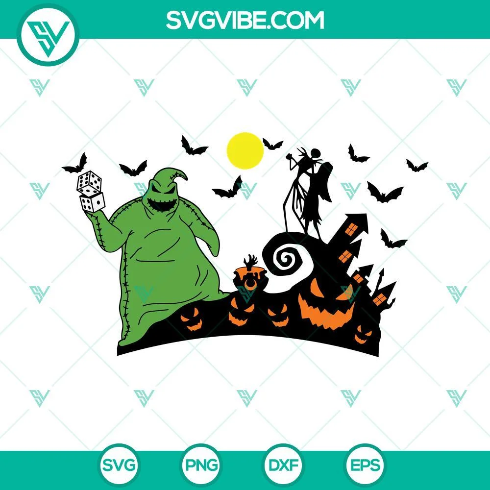 Starbucks Cup Wrap, SVG Files, Nightmare Before Christmas Starbucks Cup SVG 1