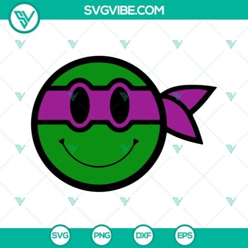 ninja turtes smiling face svg cute teenage mutant ninja turtles svg png dxf eps cricut files 1 mockup 1