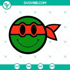 ninja turtes smiling face svg cute teenage mutant ninja turtles svg png dxf eps cricut files 2 mockup