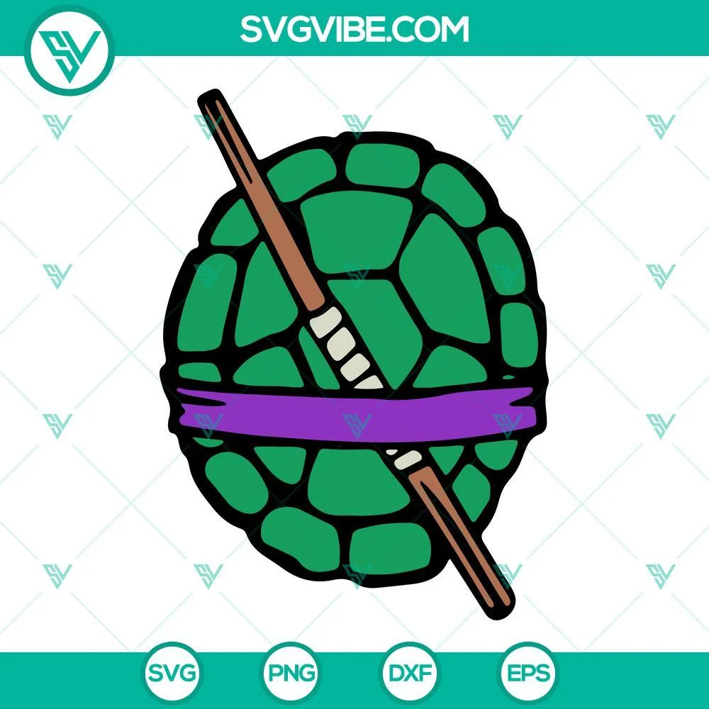 Movies, SVG Files, Ninja Turtles Face Mask And Shell SVG Download Bundle, 1