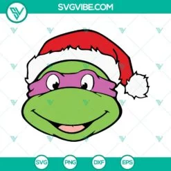 ninja turtles santa hat svg bundle teenage mutant ninja turtles christmas svg file cricut 4 mockup