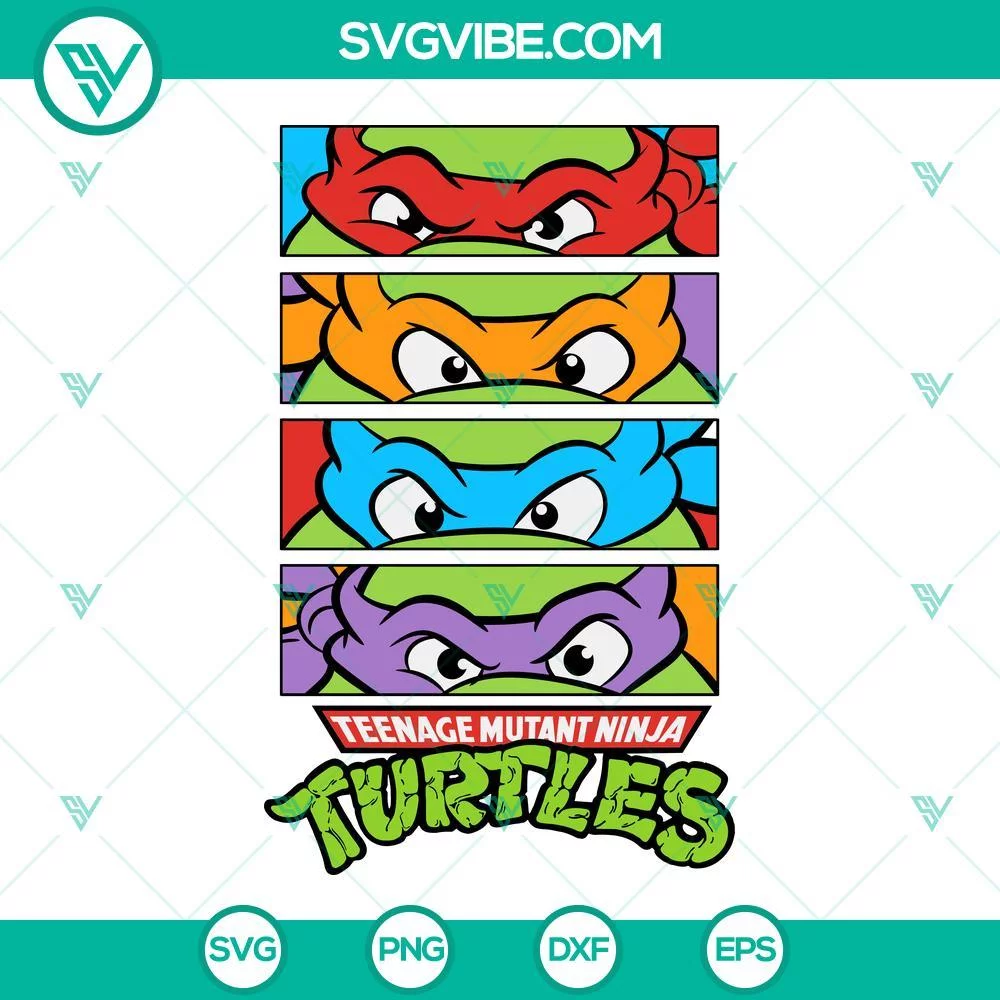 Movies, SVG Files, Ninja Turtles SVG File, Teenage Mutant Ninja Turtles SVG 1