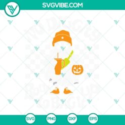 No Diggity Bout To Bag It Up SVG Files, Spooky Boo Stanley SVG File PNG DXF