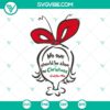 No One Should Be Alone On Christmas SVG Files featuring Cindy Lou Who from Dr. Seuss's How the Grinch Stole Christmas. Festive and heartwarming design perfect for holiday crafting projects.