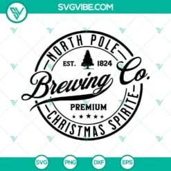 Christmas, SVG Files, North Pole SVG Download, Brewing Co SVG Files, Christmas 2