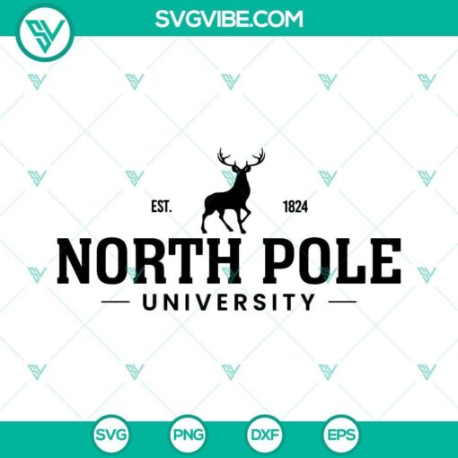 north pole university svg christmas shirt svg sleigh rides svg merry christmas svg 10 mockup