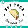 Unique Jill Biden breakfast taco SVG file design, perfect for tacos.