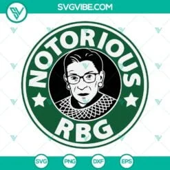 American, SVG Files, Notorious RBG SVG Images, RBG SVG File, Ruth Bader 2