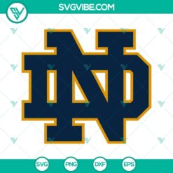 Notre Dame Logo SVG File PNG DXF EPS Cut Files