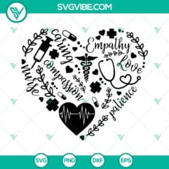 Jobs, Nurse, SVG Files, Nurse Heart SVG Image, Nurse SVG File Cut File Cricut, 1