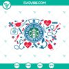 Halloween, Starbucks Cup Wrap, SVG Files, Pennywise Starbucks Cup SVG Images, 13