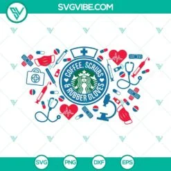 Nurse, Starbucks Cup Wrap, SVG Files, Nurse Life Starbucks Cup SVG Image, 2