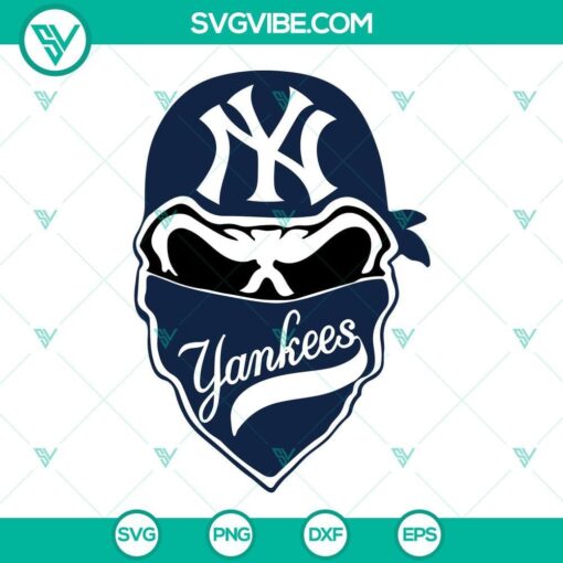 ny yankees logo svg bundle ny logo svg new york yankees skull svg 7 mockup