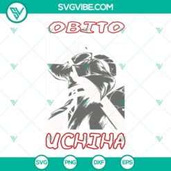 Anime, SVG Files, Obito SVG File, Obito Akatsuki SVG File, Naruto SVG Image PNG 4