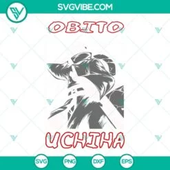 Anime, SVG Files, Obito SVG File, Obito Akatsuki SVG File, Naruto SVG Image PNG 2